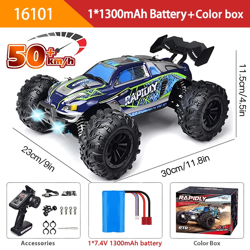 50km/hr (31 mph) Remote Controlled 4WD Off-Road Car
