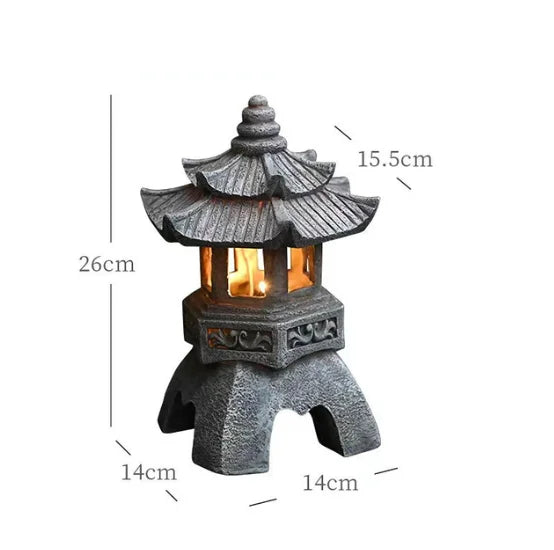 Solar Japanese Garden Lantern