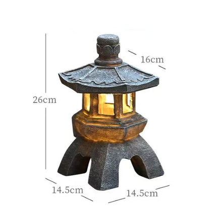 Solar Japanese Garden Lantern