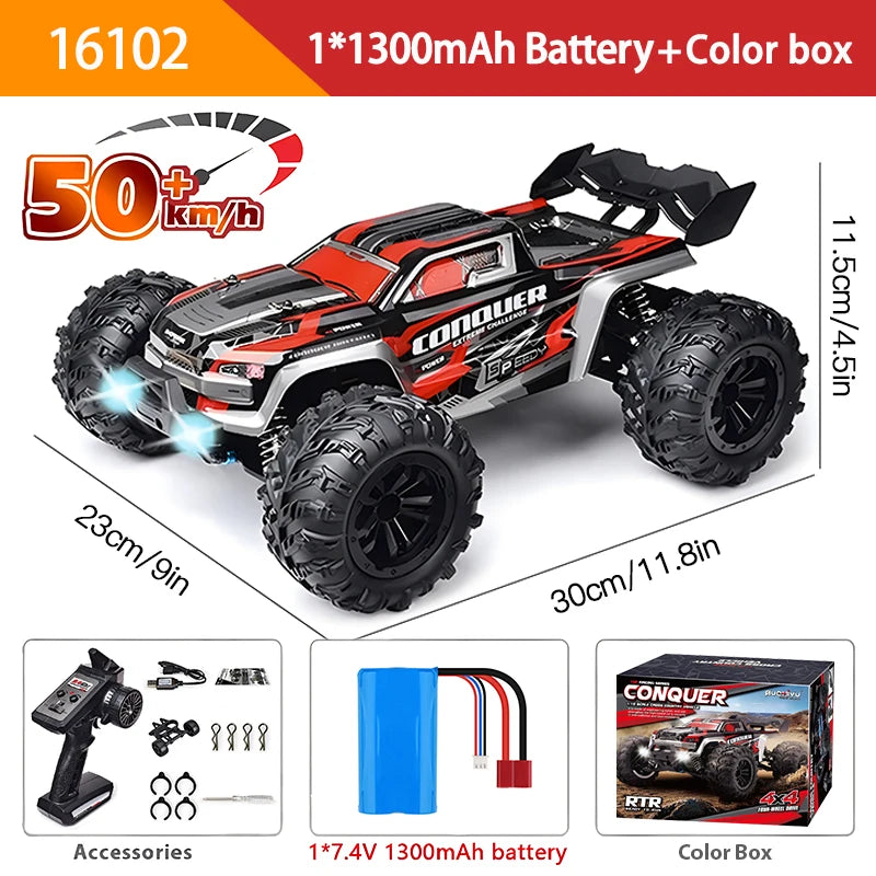 50km/hr (31 mph) Remote Controlled 4WD Off-Road Car