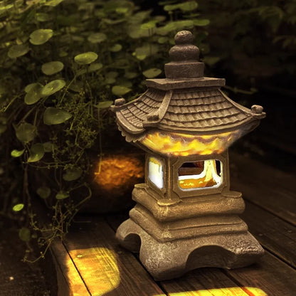 Solar Japanese Garden Lantern