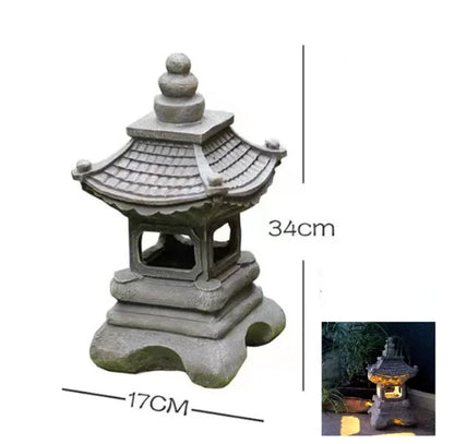 Solar Japanese Garden Lantern